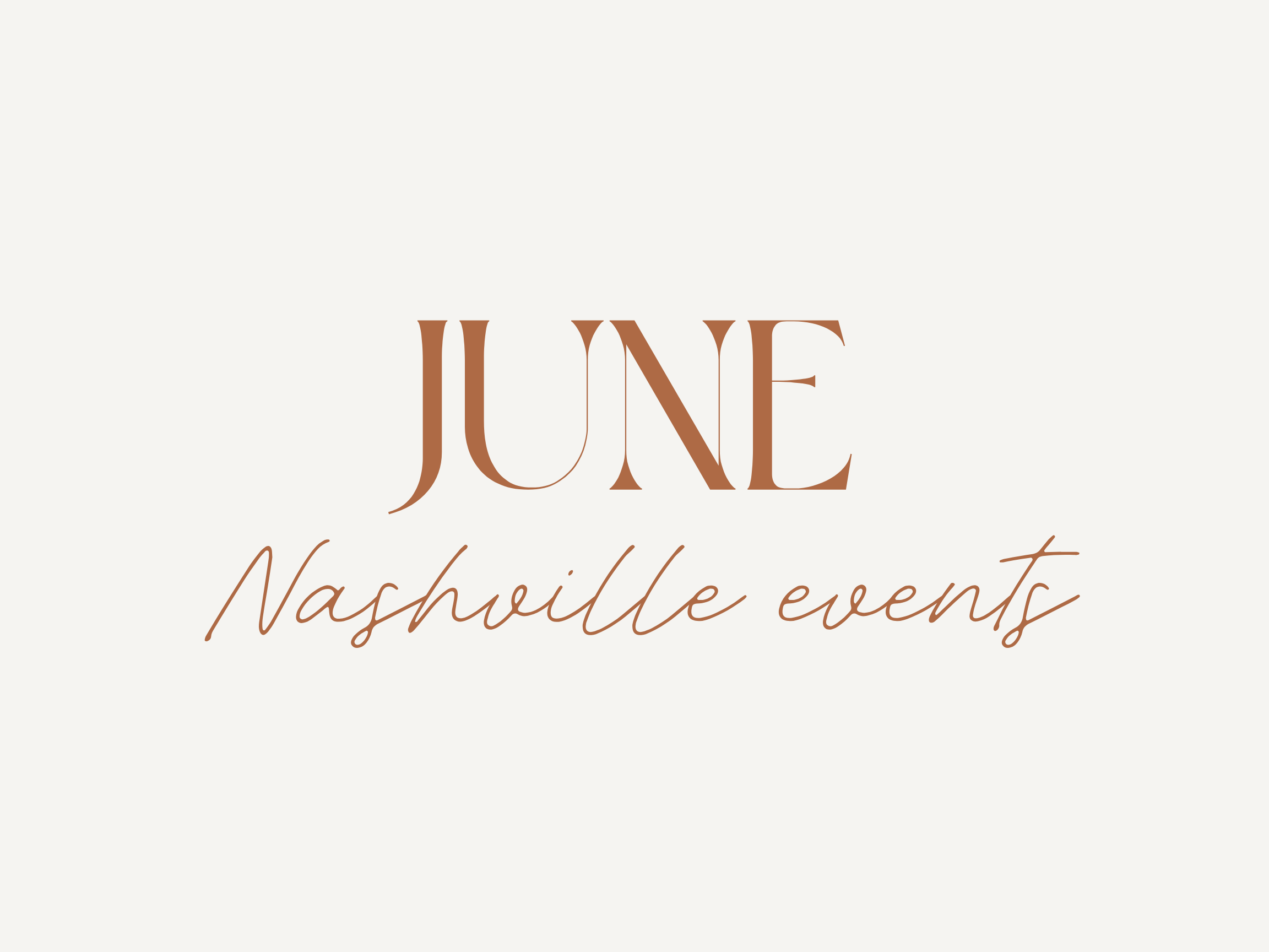 June Nashville Events