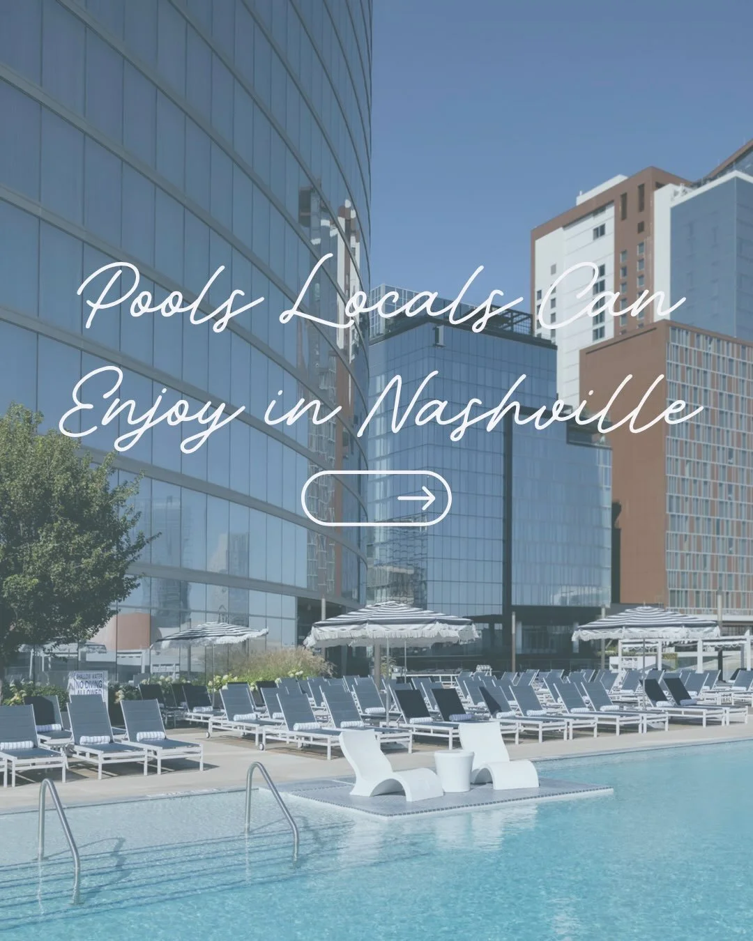 Looking for the perfect place to cool off this summer?☀️🍹

Whether you&rsquo;re looking for a rooftop retreat, a resort-style oasis, or the perfect place to soak up a Nashville summer, these local hotel pools are worth adding to your list!

#poolday