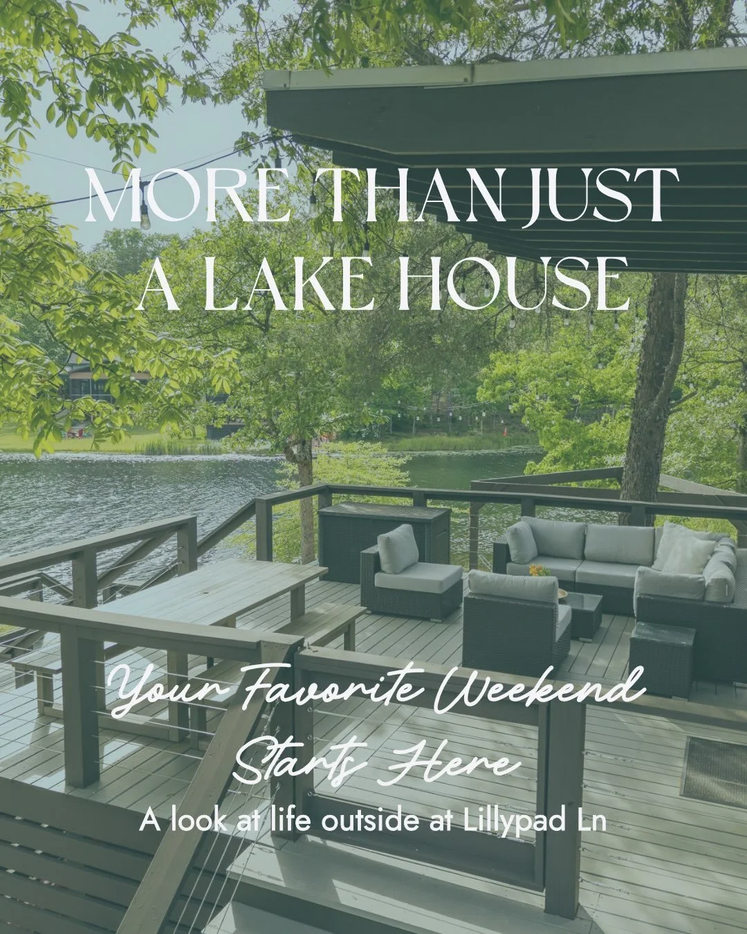Some homes are designed to impress. Others are designed to be lived in.

At 19 Lillypad Ln, the best moments happen outside-morning coffee on the porch, afternoons spent kayaking across the lake, evenings gathered around the fire pit, and quiet after