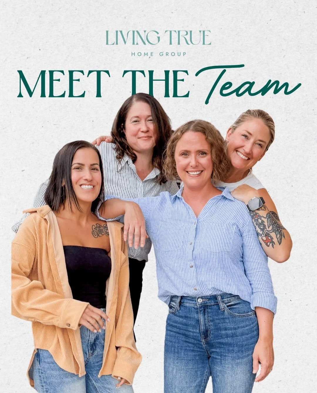 Meet the team 👋
Some of y&rsquo;all have been with us since day one. Some of you found us last week. Either way - feels like a good time to properly introduce ourselves.

We&rsquo;re Living True - four women who believe real estate should be done di