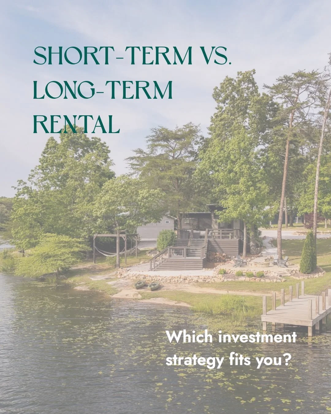 Two homes. Two investment strategies.🏠✨

Short-term or long-term rental? Both have their advantages, but the right fit depends on your goals.

From the lakefront lifestyle of 19 Lillypad Ln to the long-term rental potential of 278 Garry Dr, these tw