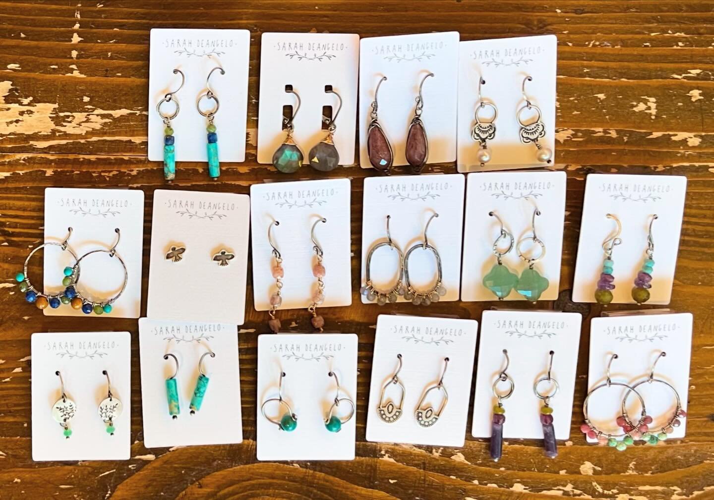 New handmade jewelry made in Colorado! #newarrivals #newjewelry #gemstonejewelry #handmadejewelry #madeincolorado #shoplocal #theresnoplacelikehome #downtowndurango #durango #colorado