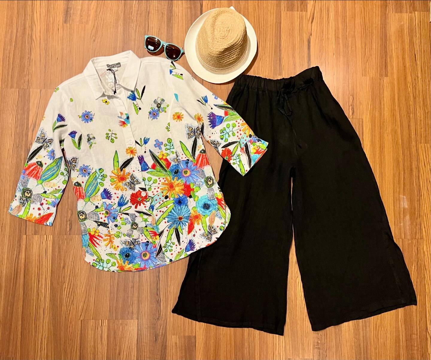 Bringing on May flowers with this outfit! #newarrivals #outfitinspiration #mayflowers #springclothes #shoplocal #theresnoplacelikehome #downtowndurango #durango #colorado