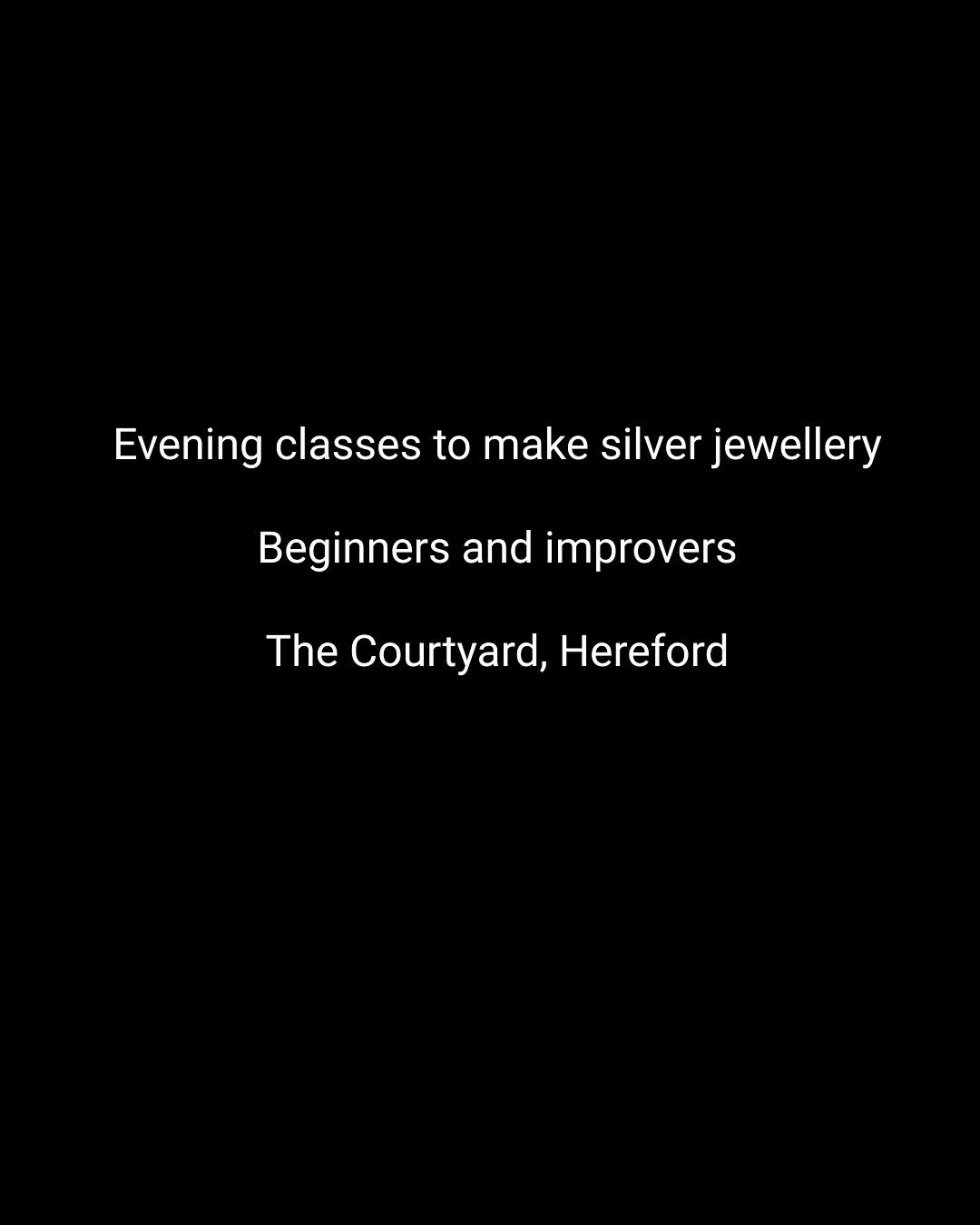 Come and learn silver jewellery making at the amazing @alloy_hereford workshop situated in Herefords vibrant Arts centre @courtyard_arts 

We have just completed the first 6 weeks and this is some of the jewellery that the students walked home with.
