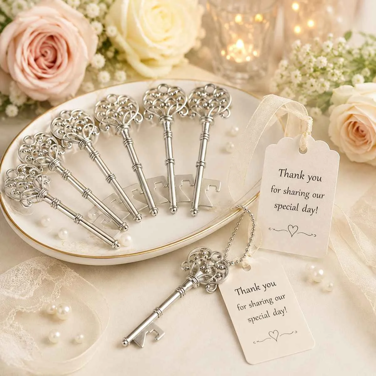 Key Bottle Opener Wedding Favors
