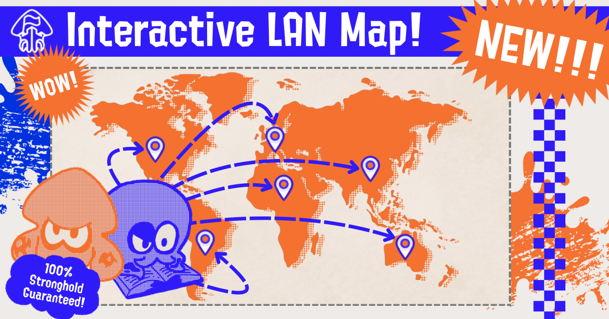 Splatoon Stronghold’s Interactive LAN Map Now Available!