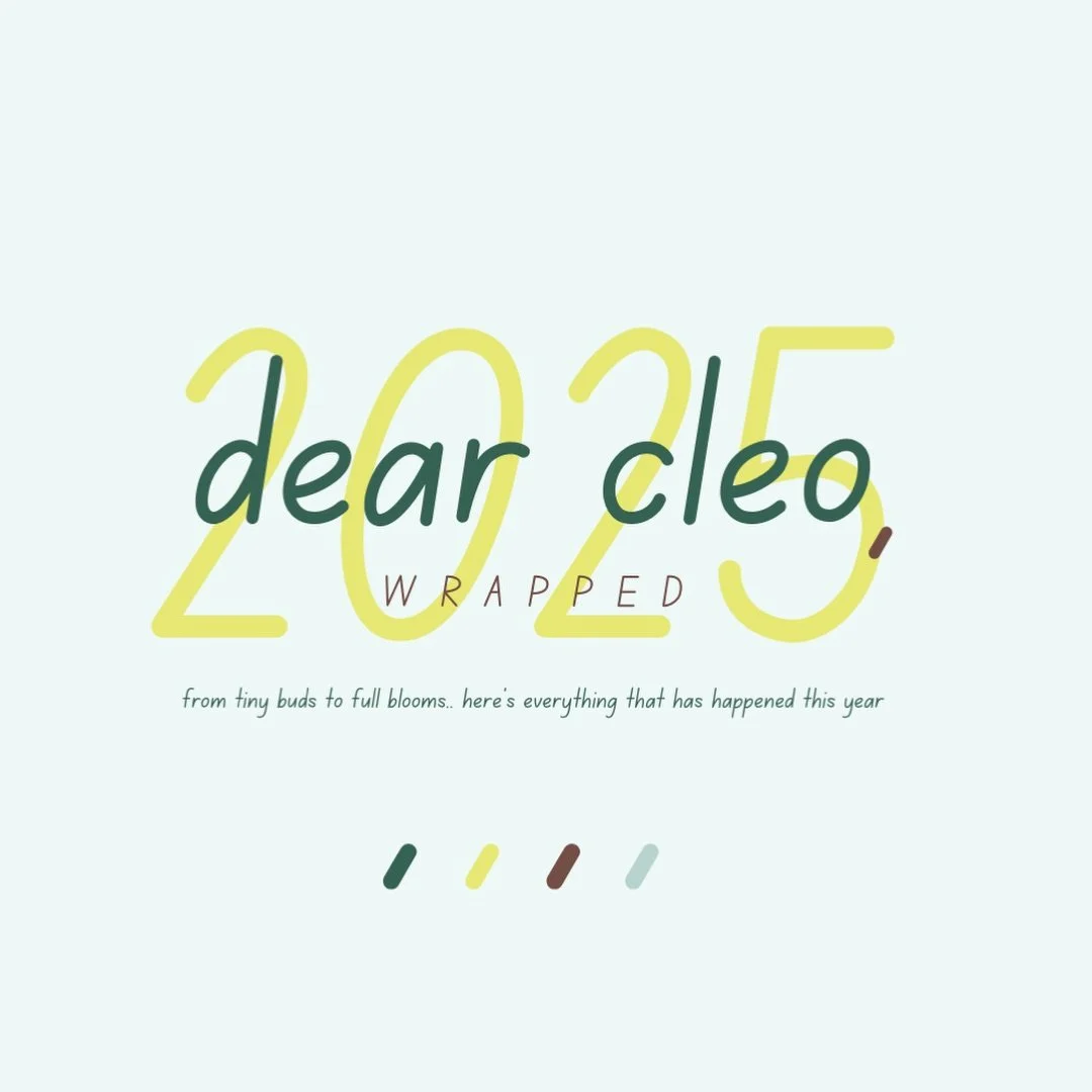 2025: the year Dear Cleo truly bloomed 🌷✨
&bull;
#dearcleoflorals