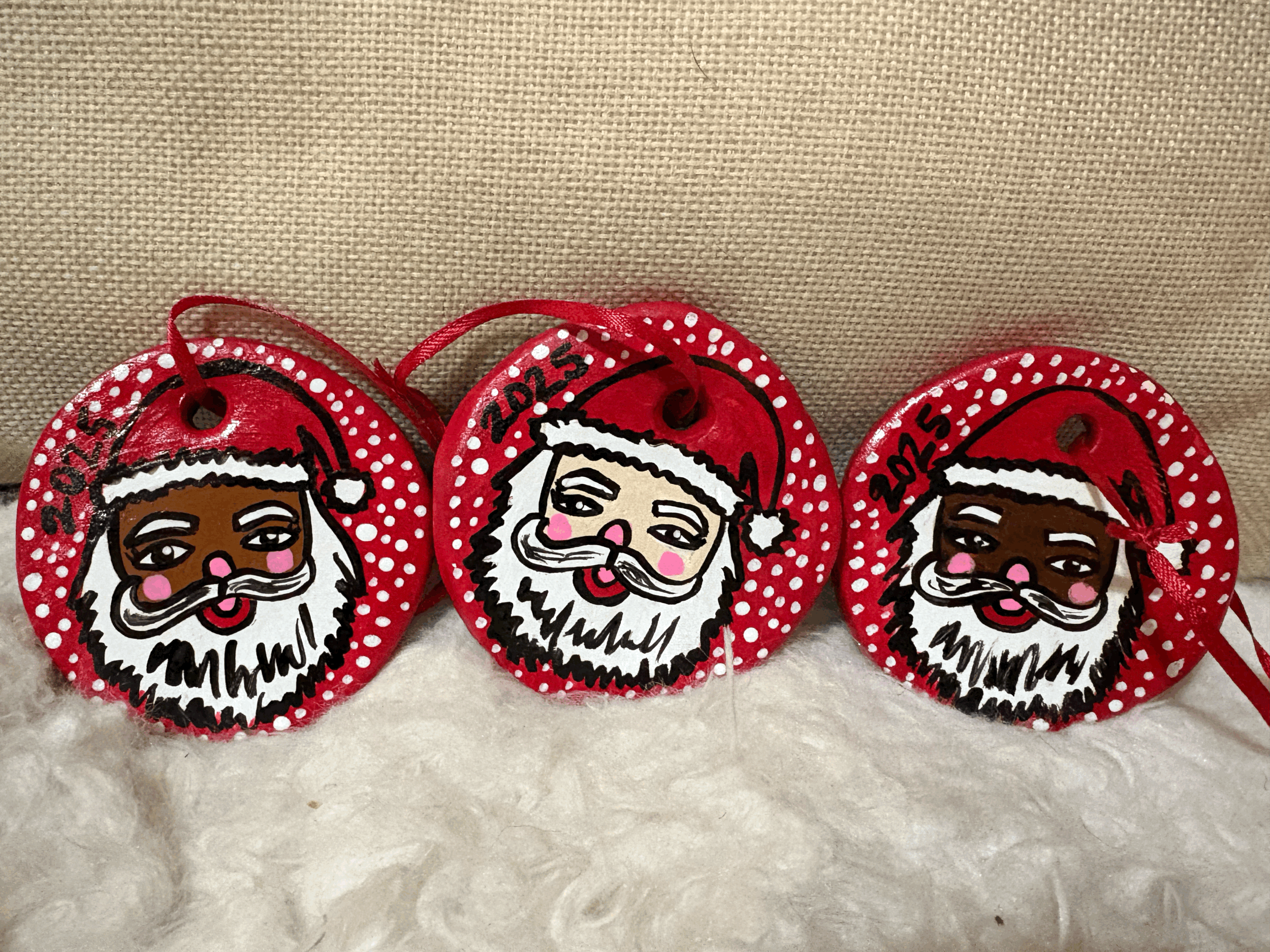 Santa Christmas Ornaments