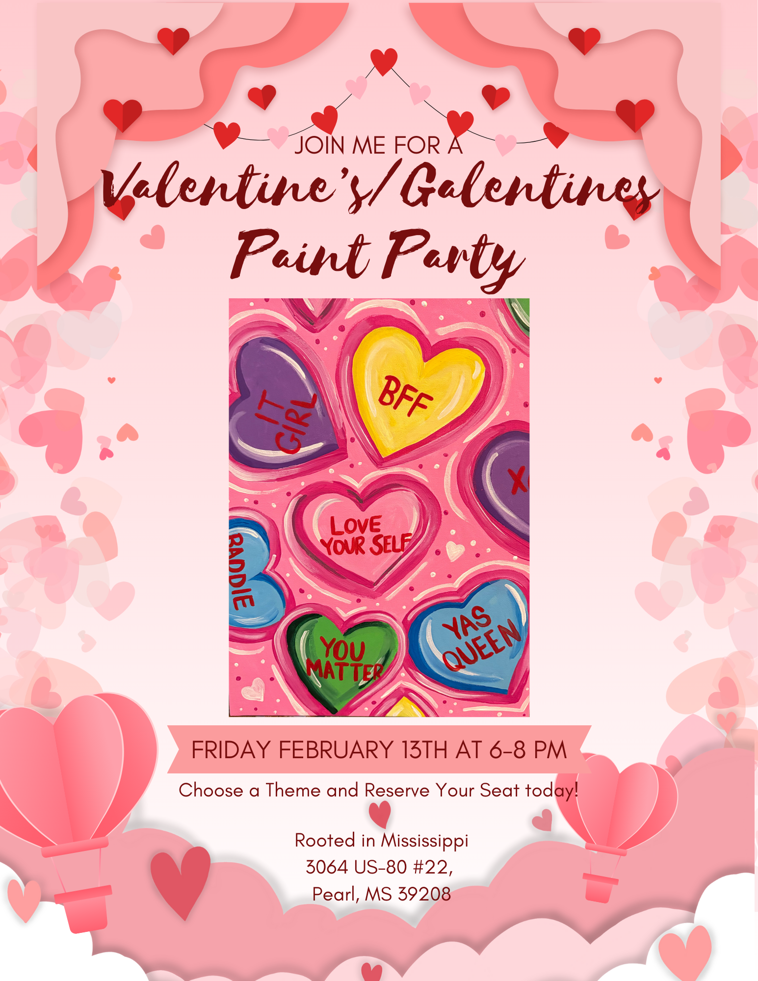 Pink Illustrative Valentine's Party Flyer.png