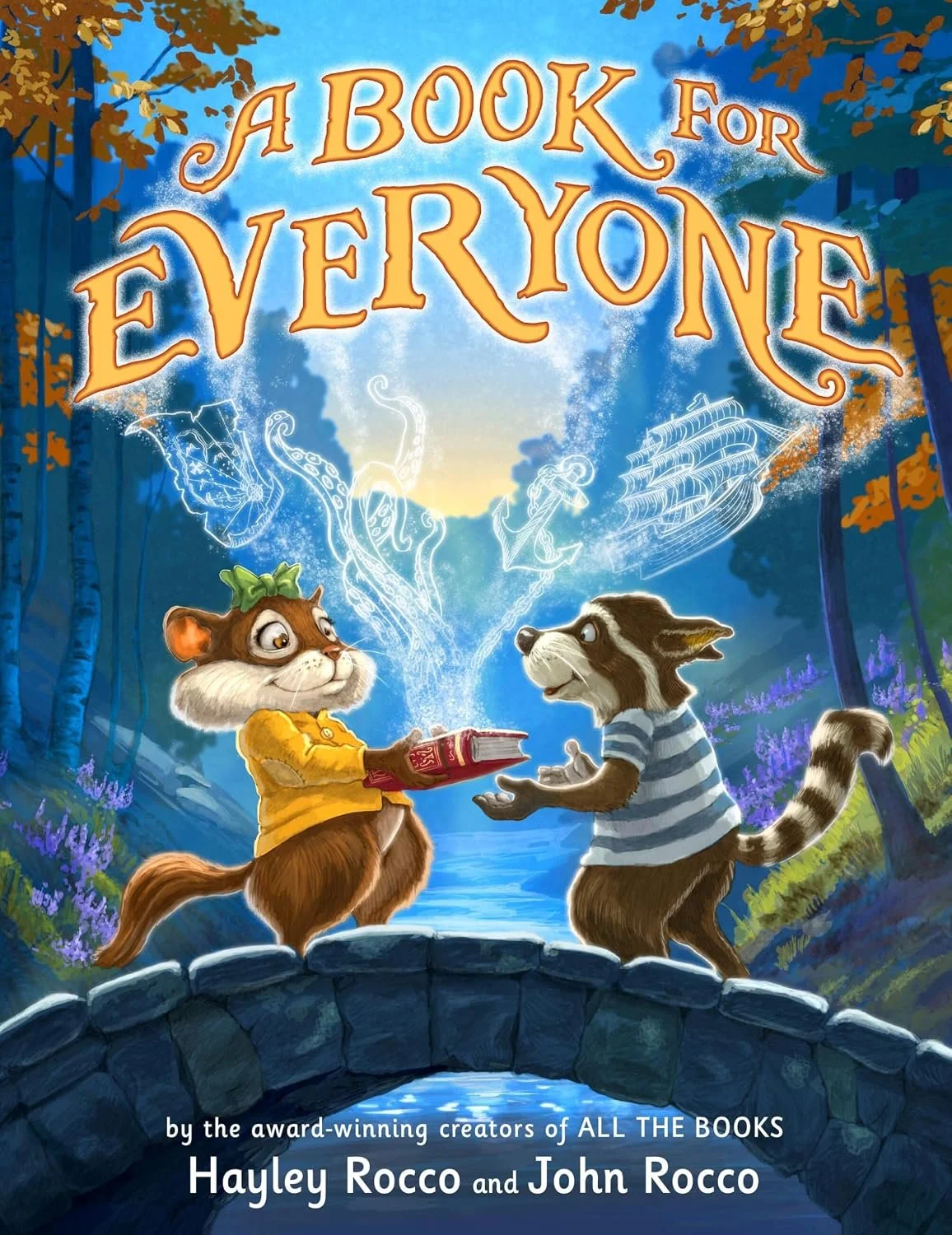 Book cover titled "A Book for Everyone" by Hayley Rocco and John Rocco.