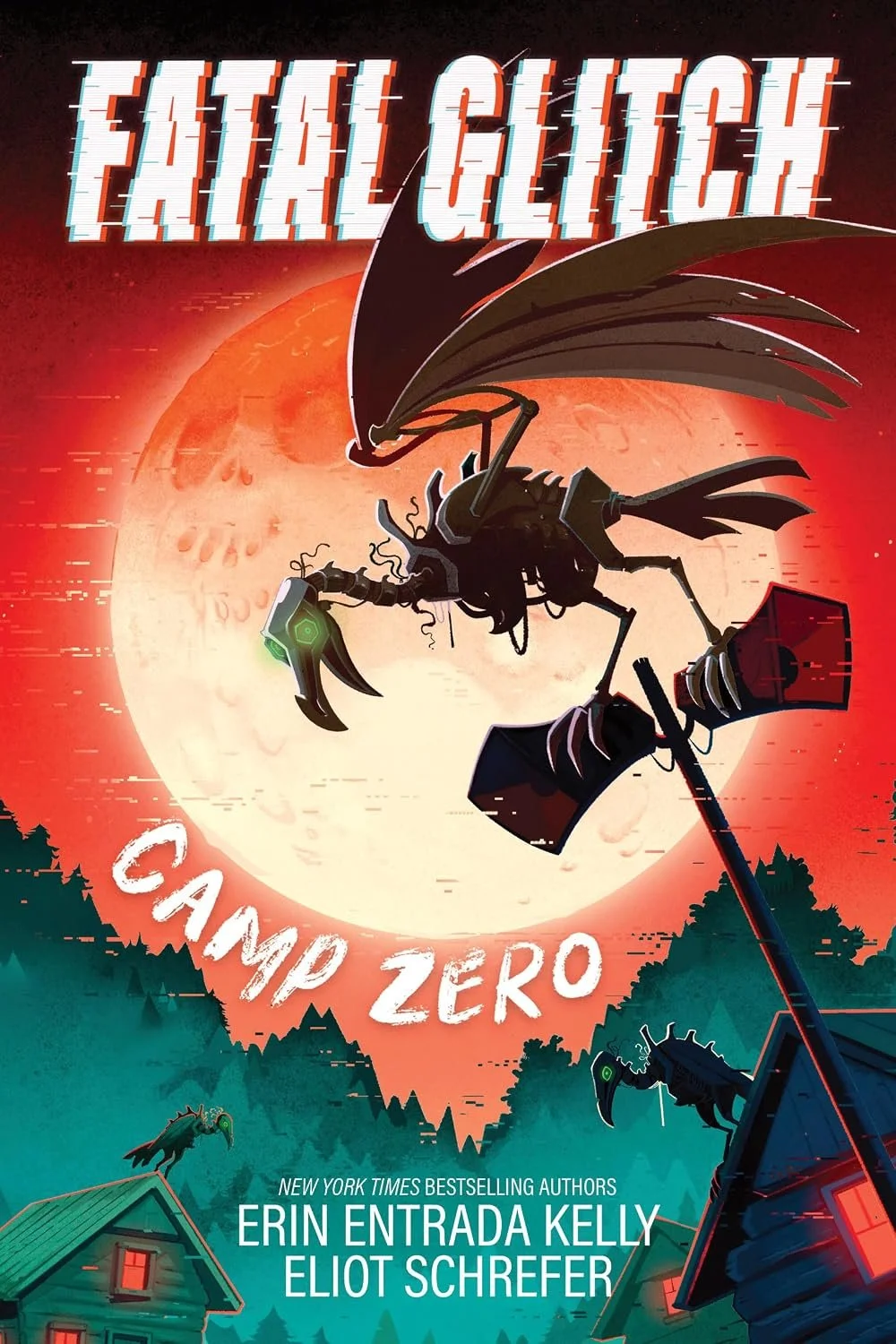 Book cover for "Fatal Glitch: Camp Zero" by Erin Entrada Kelly.