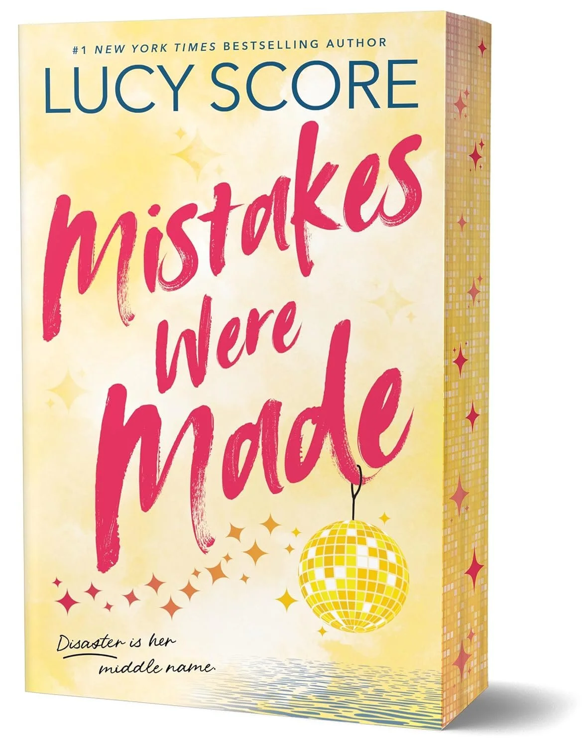 Book cover titled 'Mistakes Were Made' by Lucy Score.
