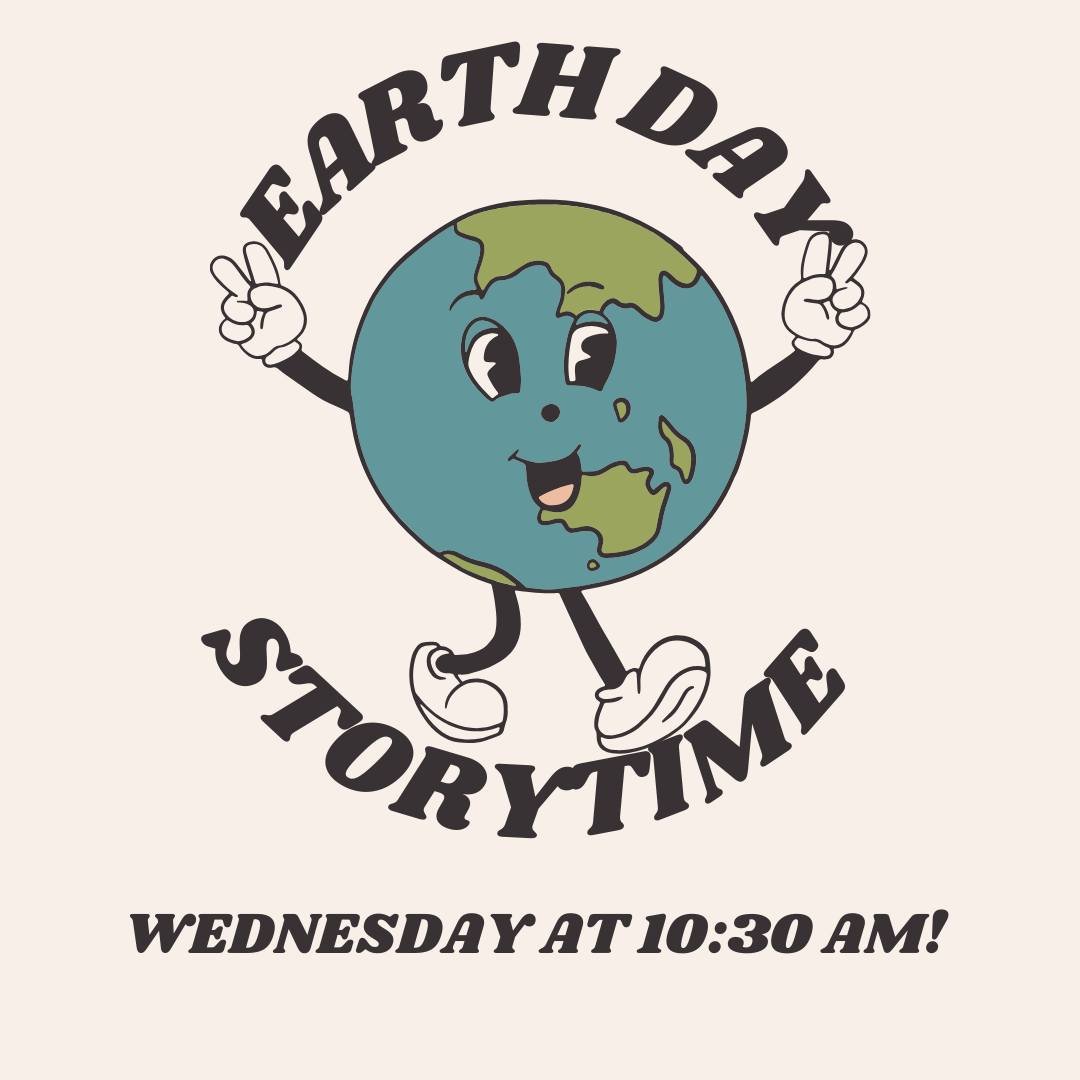 🌍 Join us for a special Earth Day Storytime tomorrow at 10:30 AM! 📚🌱 Let's celebrate our beautiful planet with tales of nature, conservation, and the importance of taking care of our home. Perfect for kids and kids at heart! Don't miss out on the 