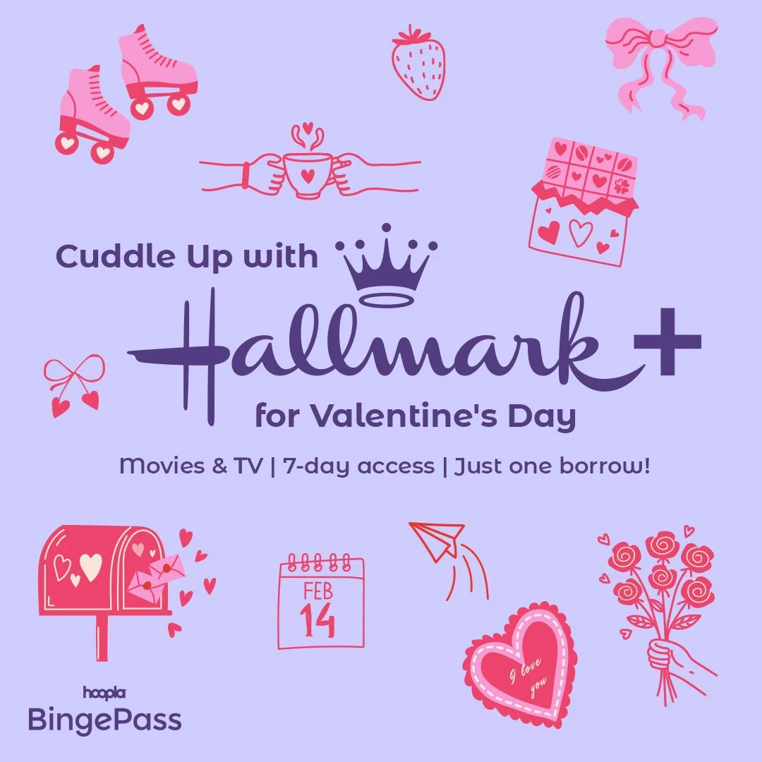 Valentines Day with Hallmark on hoopla