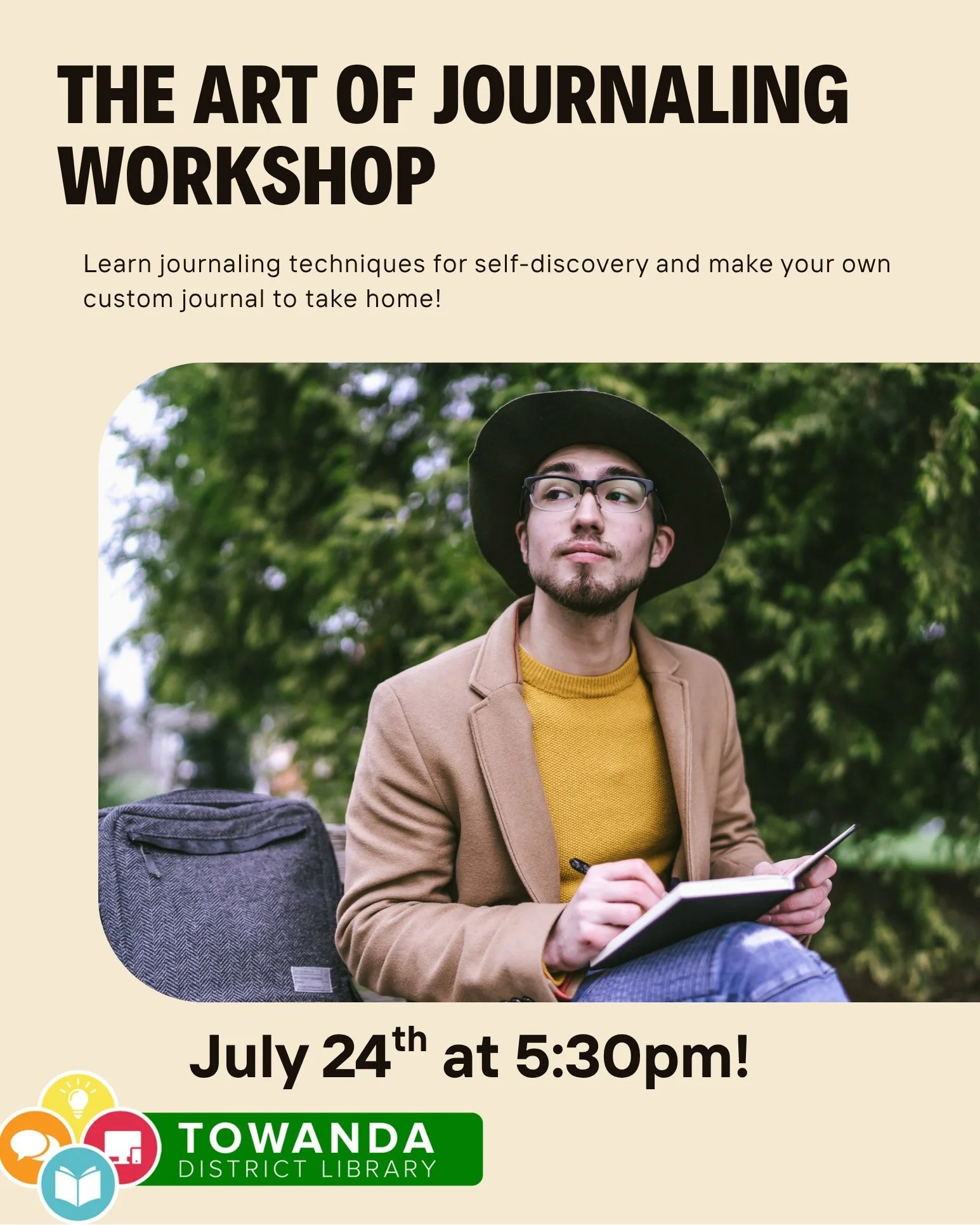 ✨🖋️ Level Up Your Knowledge: The Art of Journaling 🖋️✨
Looking for a mindful way to unwind, reflect, and reconnect with yourself? Join us for "The Art of Journaling for Mindfulness & Self-Discovery"—an inspiring workshop where
