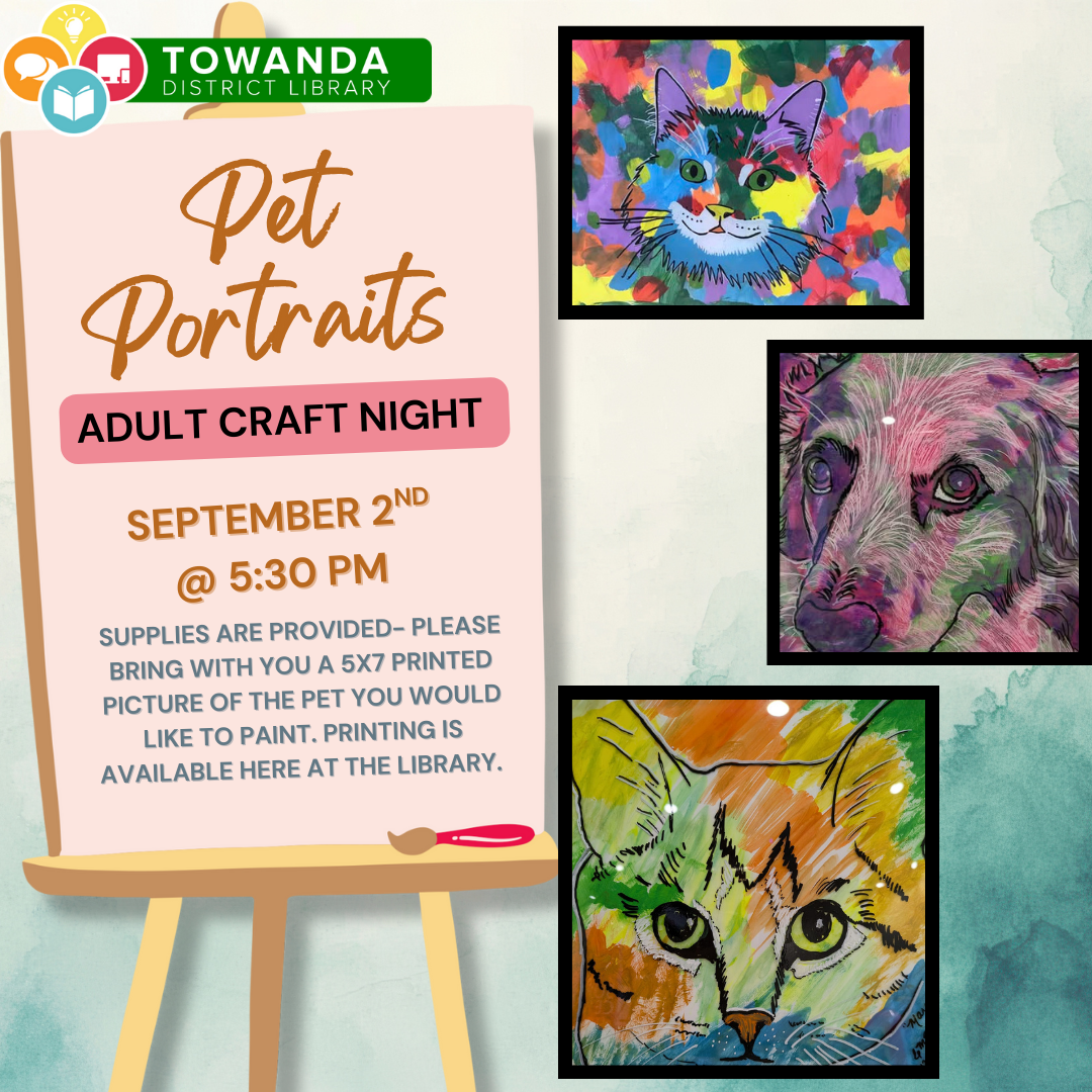 Adult Craft-Pet Portraits