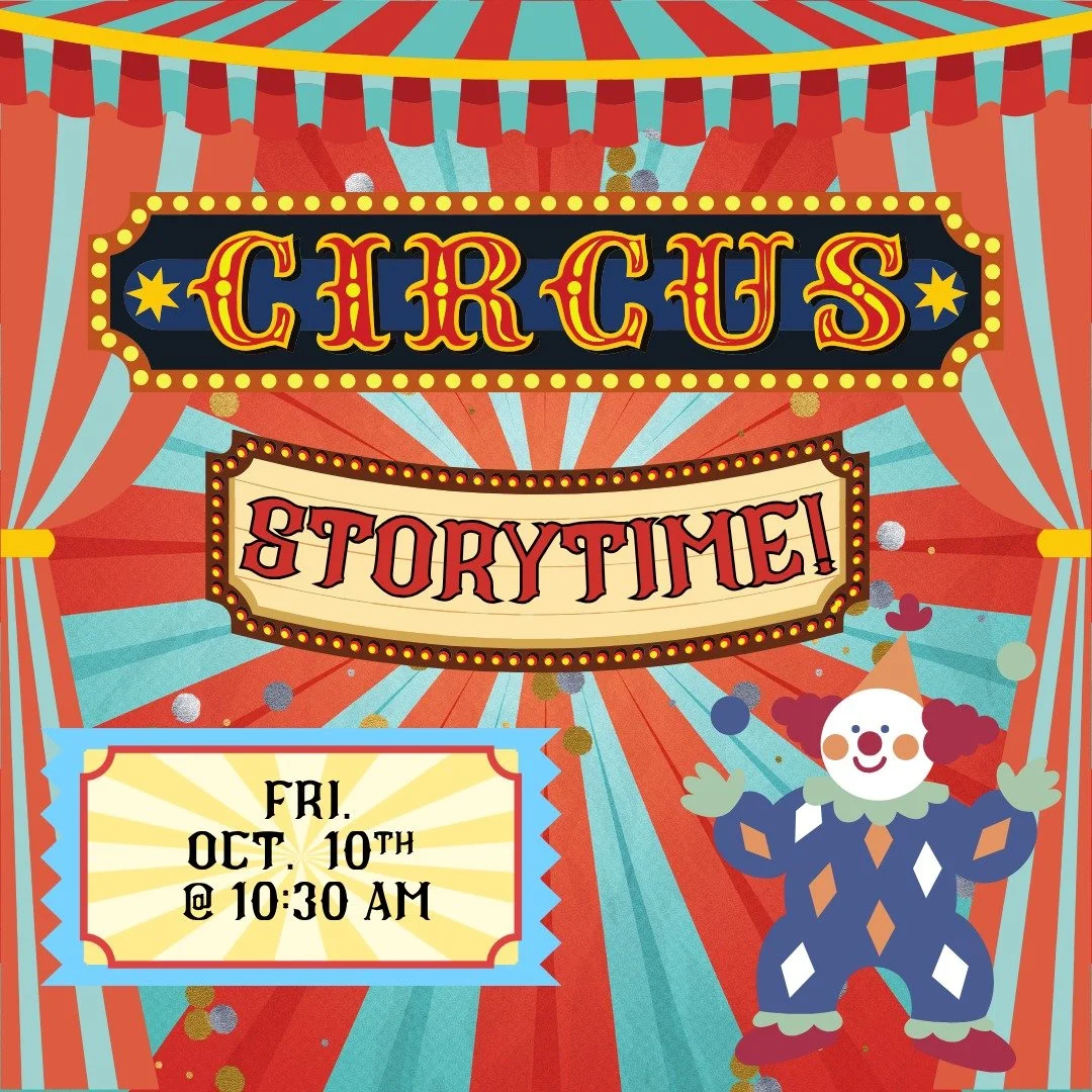 🎪✨ Step right up for a spectacular Circus Storytime at Towanda District Library! 🎉🤹‍♀️
Join us under the big top for a morning full of circus-themed stories, laughter, and fun activities that are sure to delight your little performers! 🎈🎠