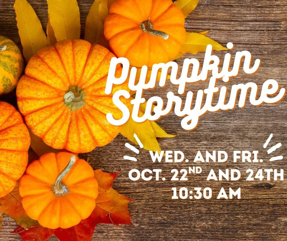 🎃 It’s pumpkin season at Towanda District Library! 🍂
Join us for Pumpkin Storytime—a festive celebration of fall with pumpkin-themed stories and fun activities for little ones. Perfect for families who love the cozy side of autumn! 🍁