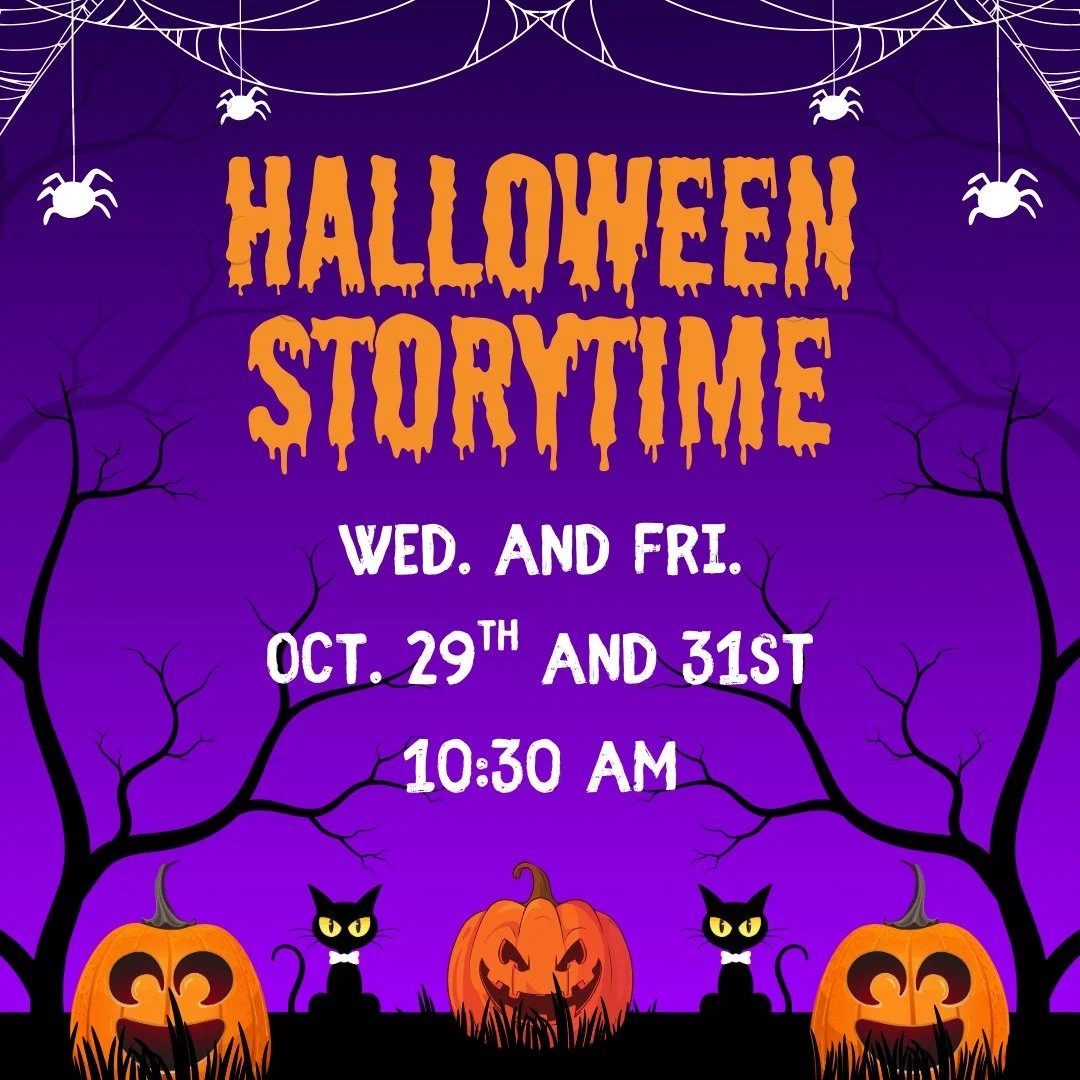 🎃👻 It&rsquo;s time for some spooktacular fun at Towanda District Library! 👻🎃

Join us for Halloween Storytime filled with not-so-scary stories, silly songs, and festive fun for little ghosts and goblins! Costumes are welcome, so come dressed for 