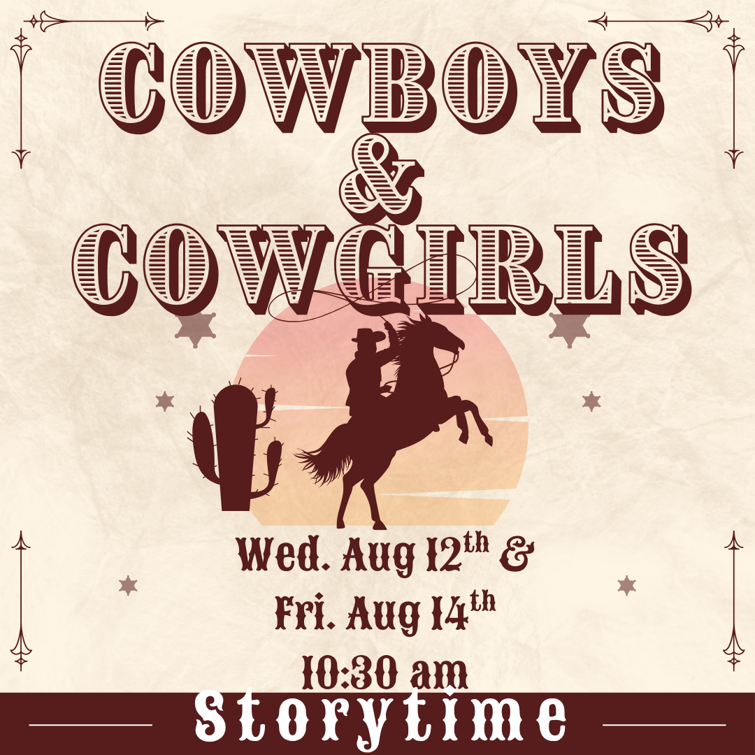 Cowboys and Cowgirls Story/Activity Time!