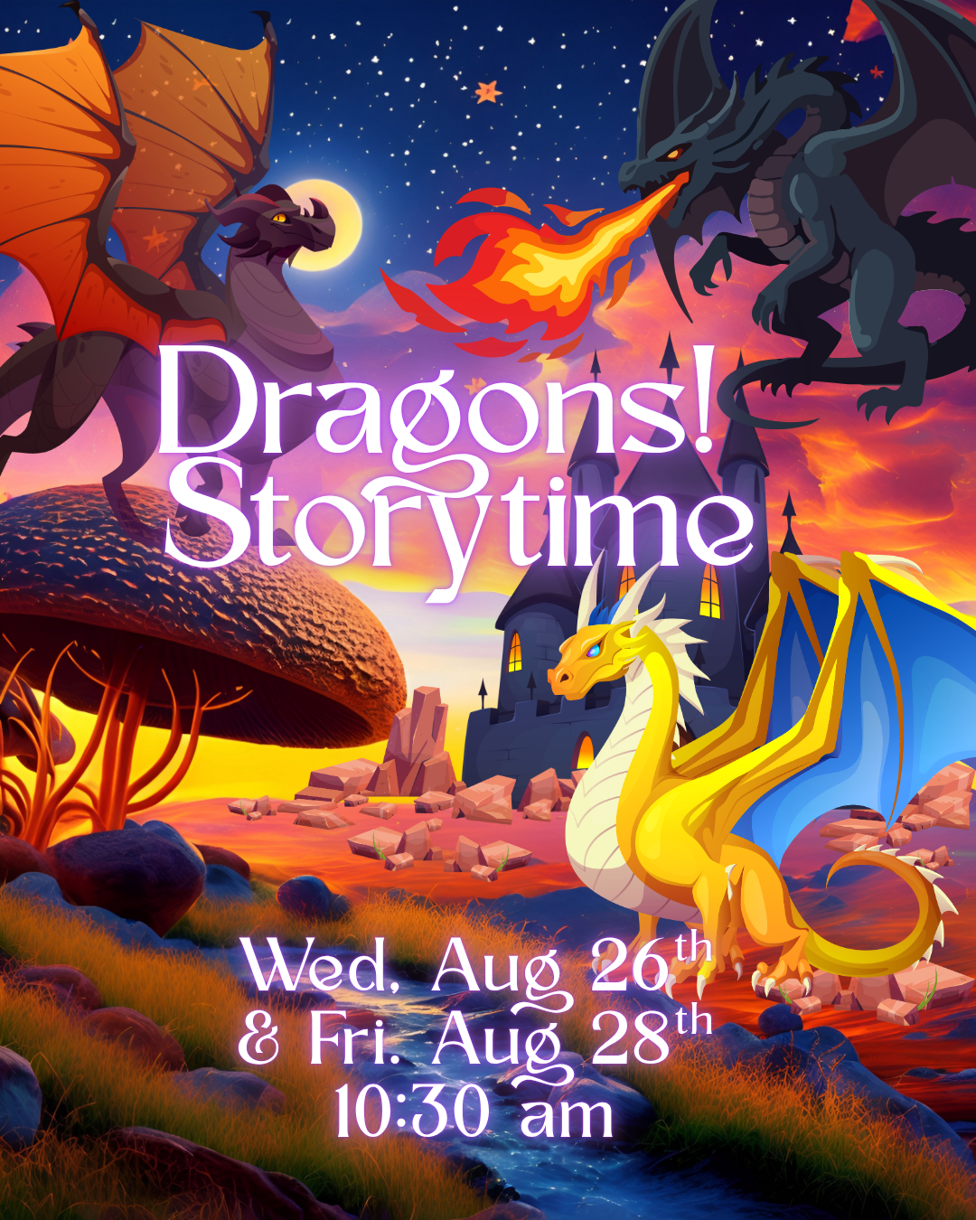 Dragons! Story/Activity Time!