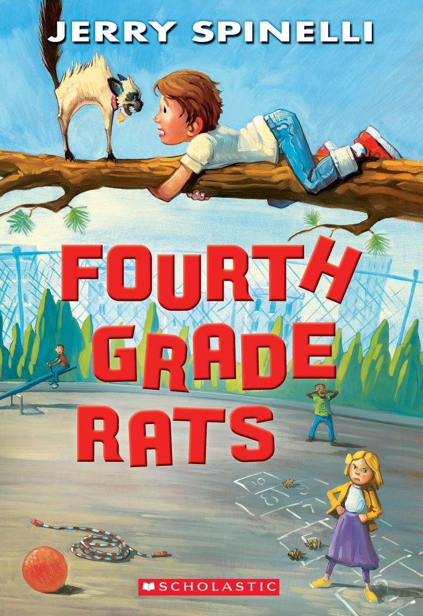 Book cover for 'Fourth Grade Rats' by Jerry Spinelli.