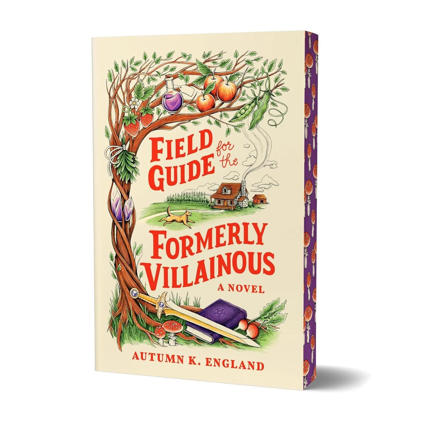 Book cover titled 'Field Guide for the Formerly Villainous' by Autumn K. England.