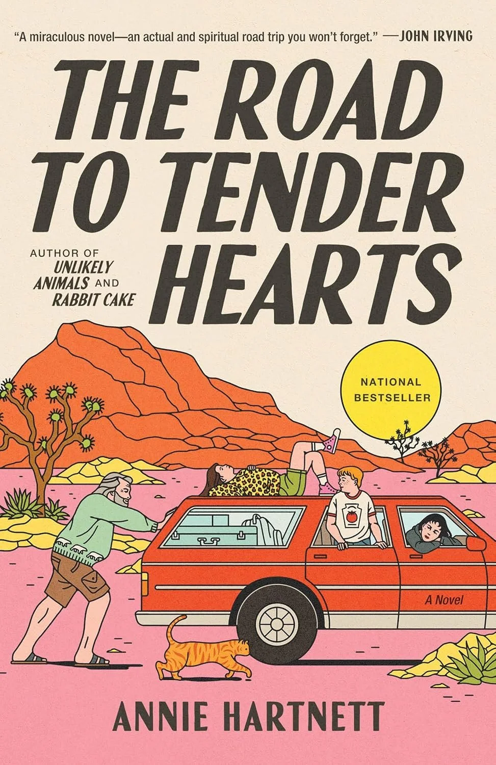Cover of the book "The Road to Tender Hearts" by Annie Hartnett.