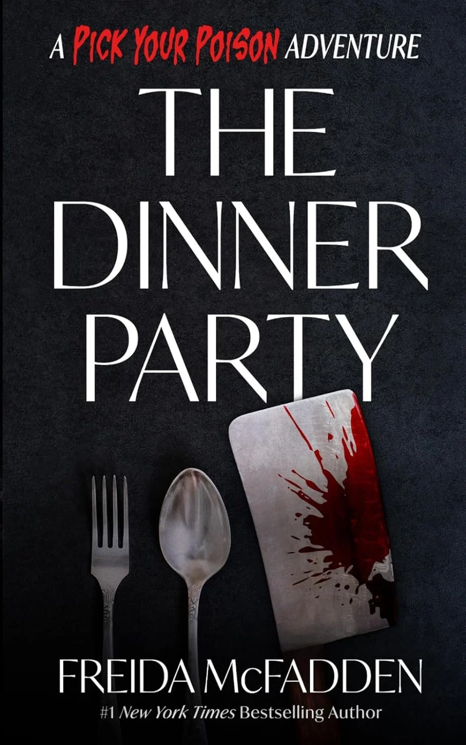 Book cover of "The Dinner Party" by Frieda McFadden.