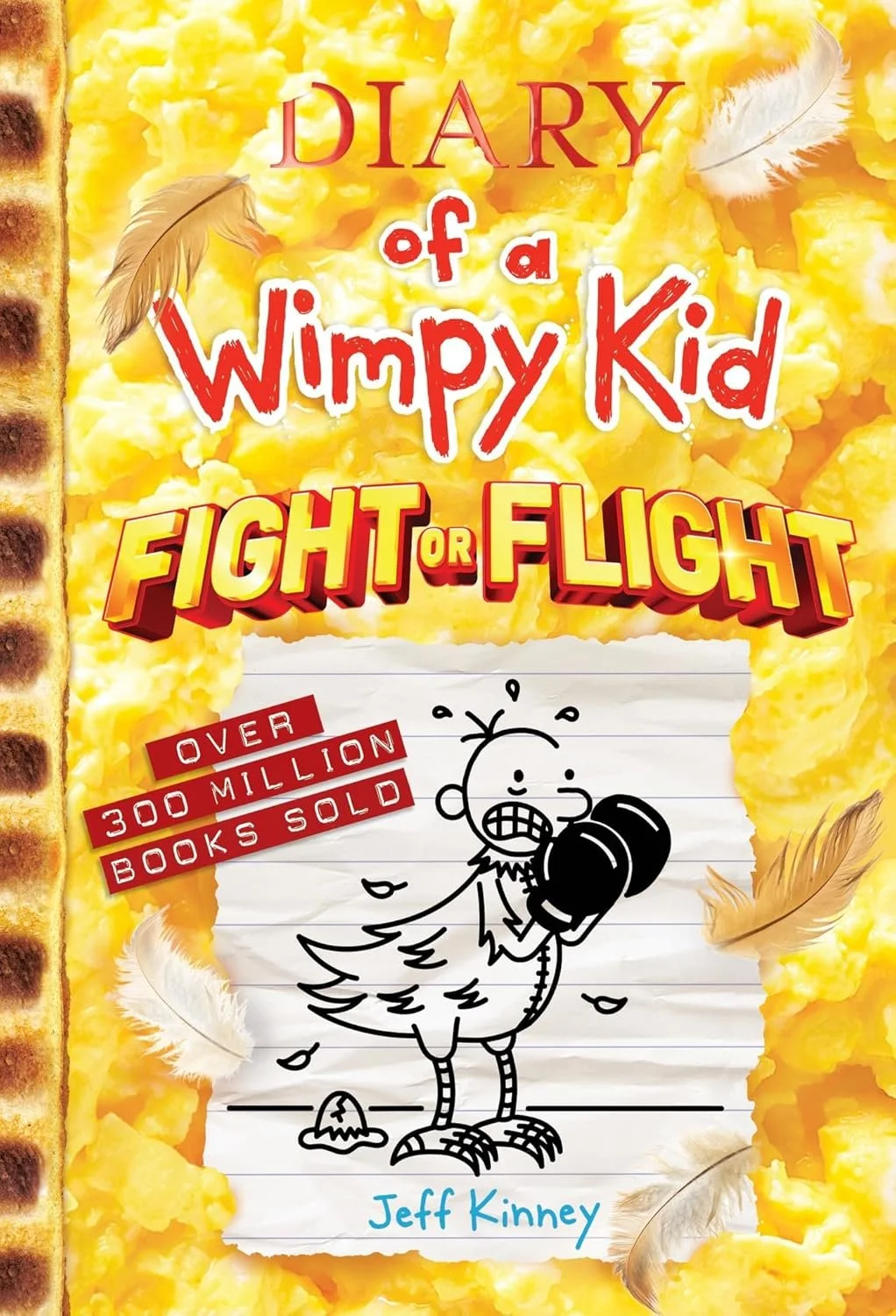 Book cover titled 'Diary of a Wimpy Kid: Fight or Flight' by Jeff Kinney.