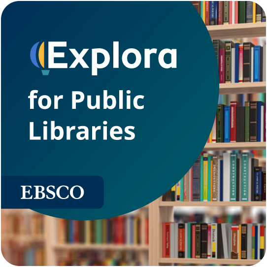 Logo for Explora for Public Libraries by EBSCO database