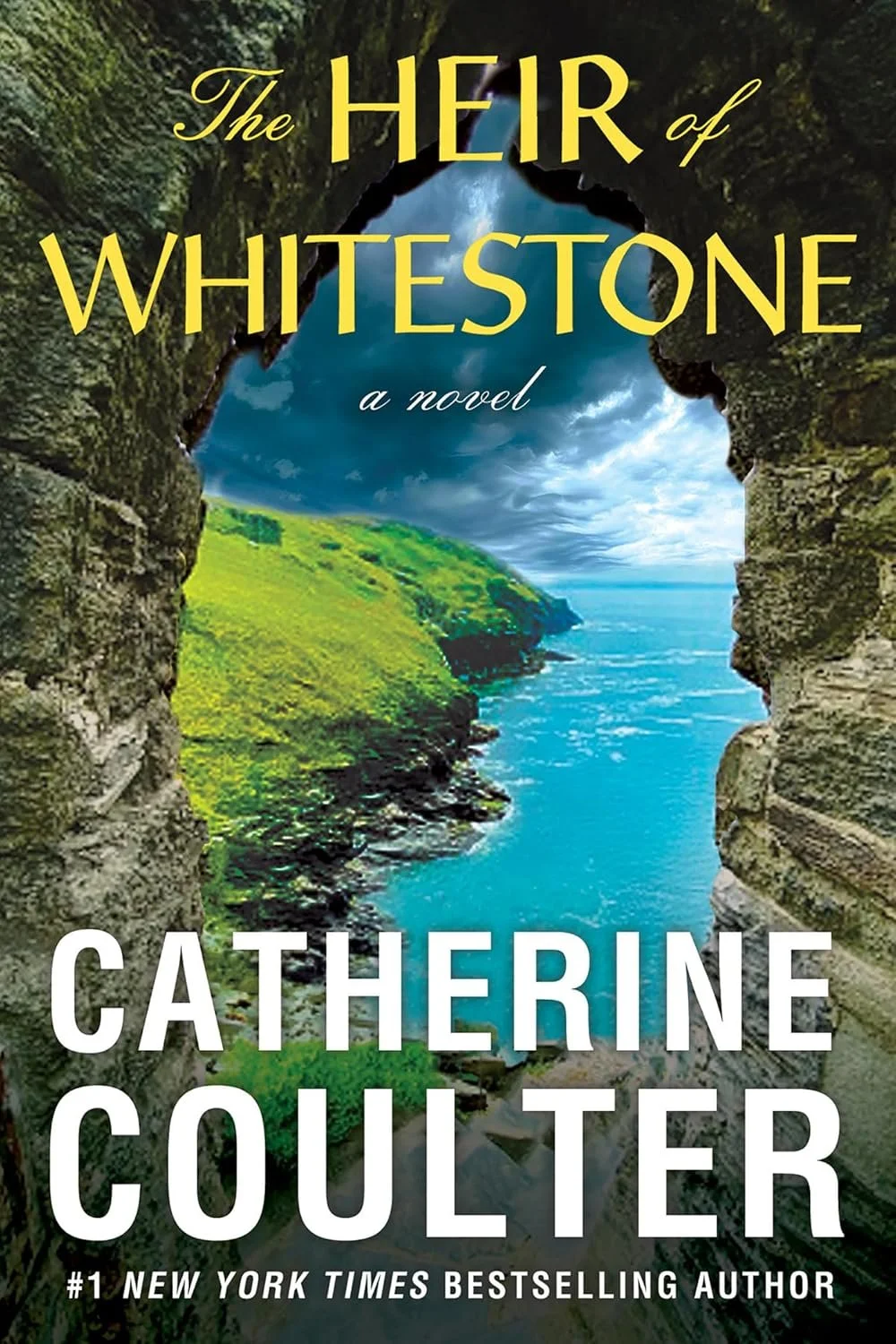 Book cover for "The Heir of Whitestone" and author "Catherine Coulter."