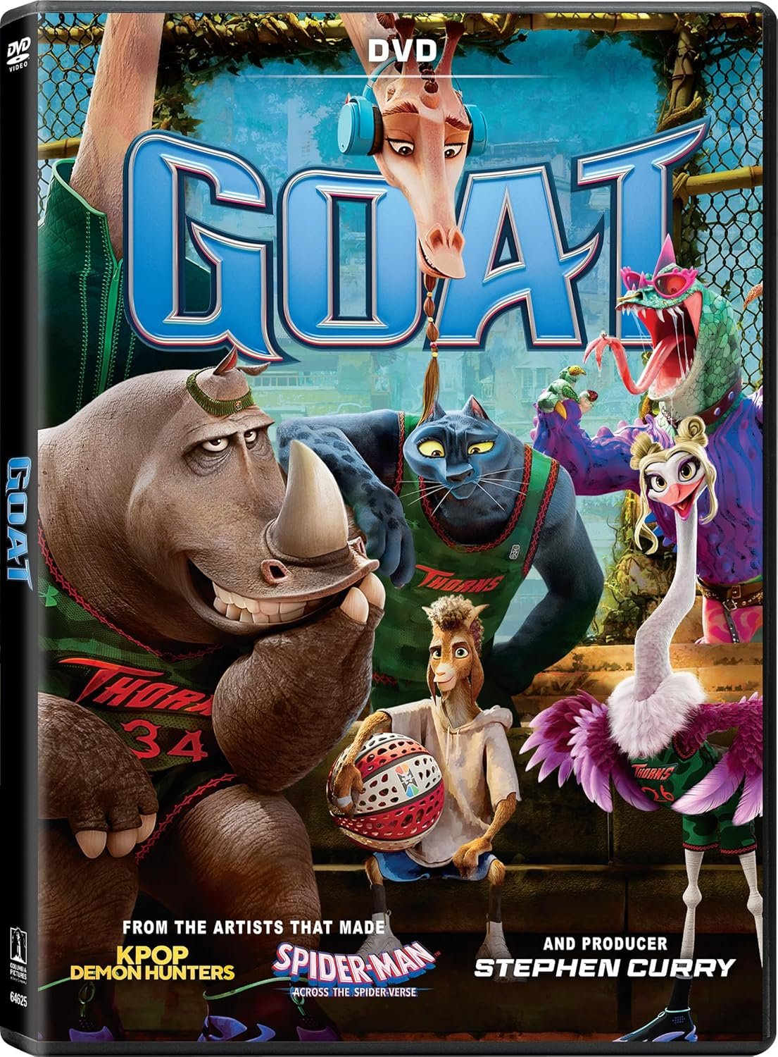 Cover of the DVD titled "GOAT" .