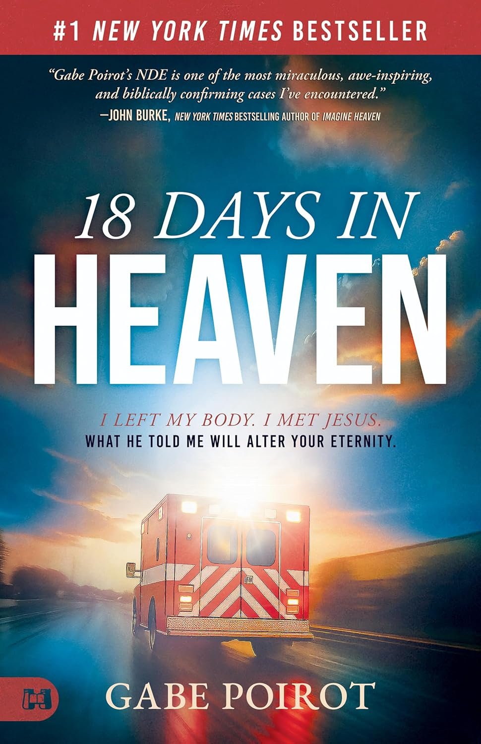 Book cover for '18 Days in Heaven' by Gabe Poirot.