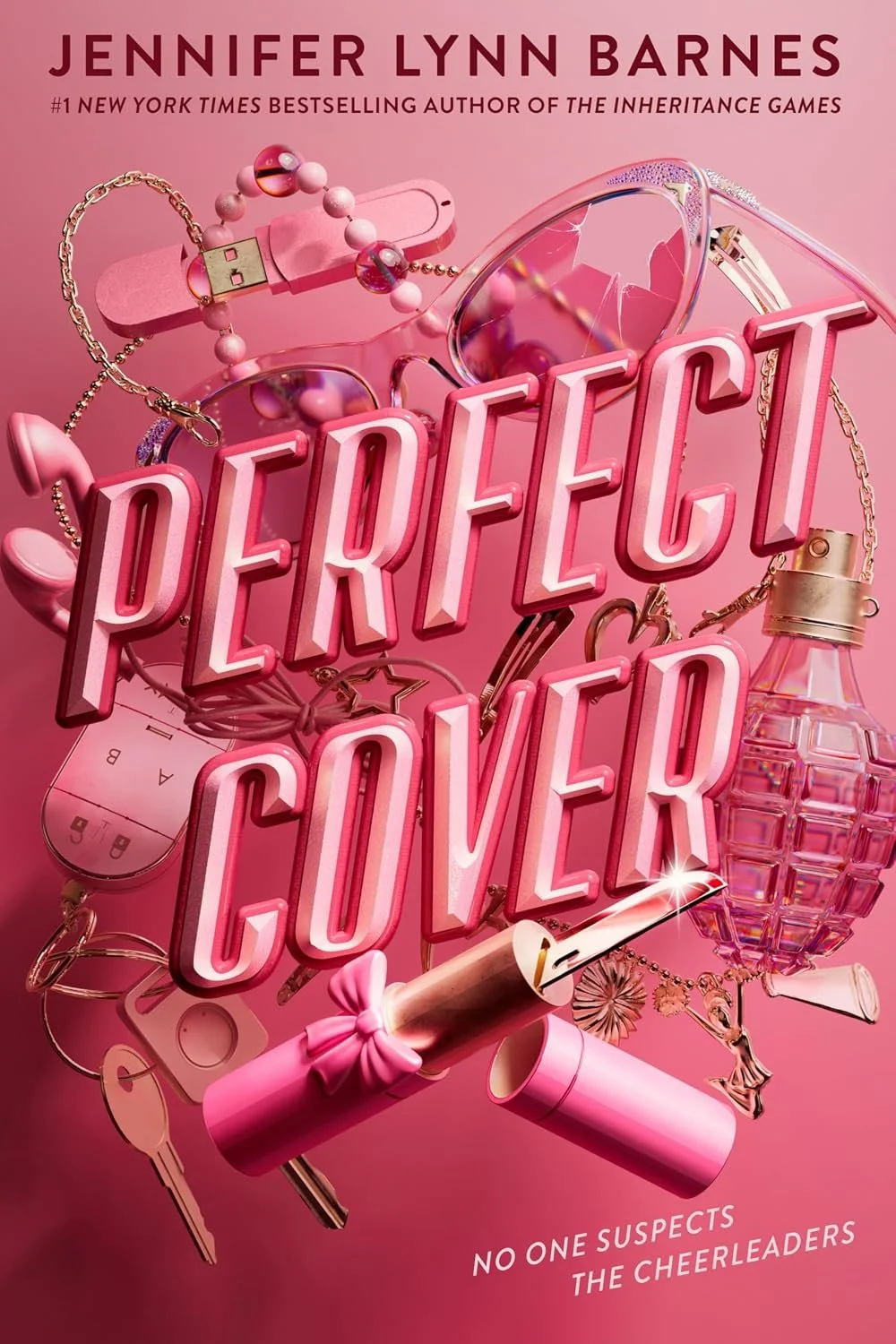 The book cover for "Perfectly Cover" by Jennifer Lynn Barnes.