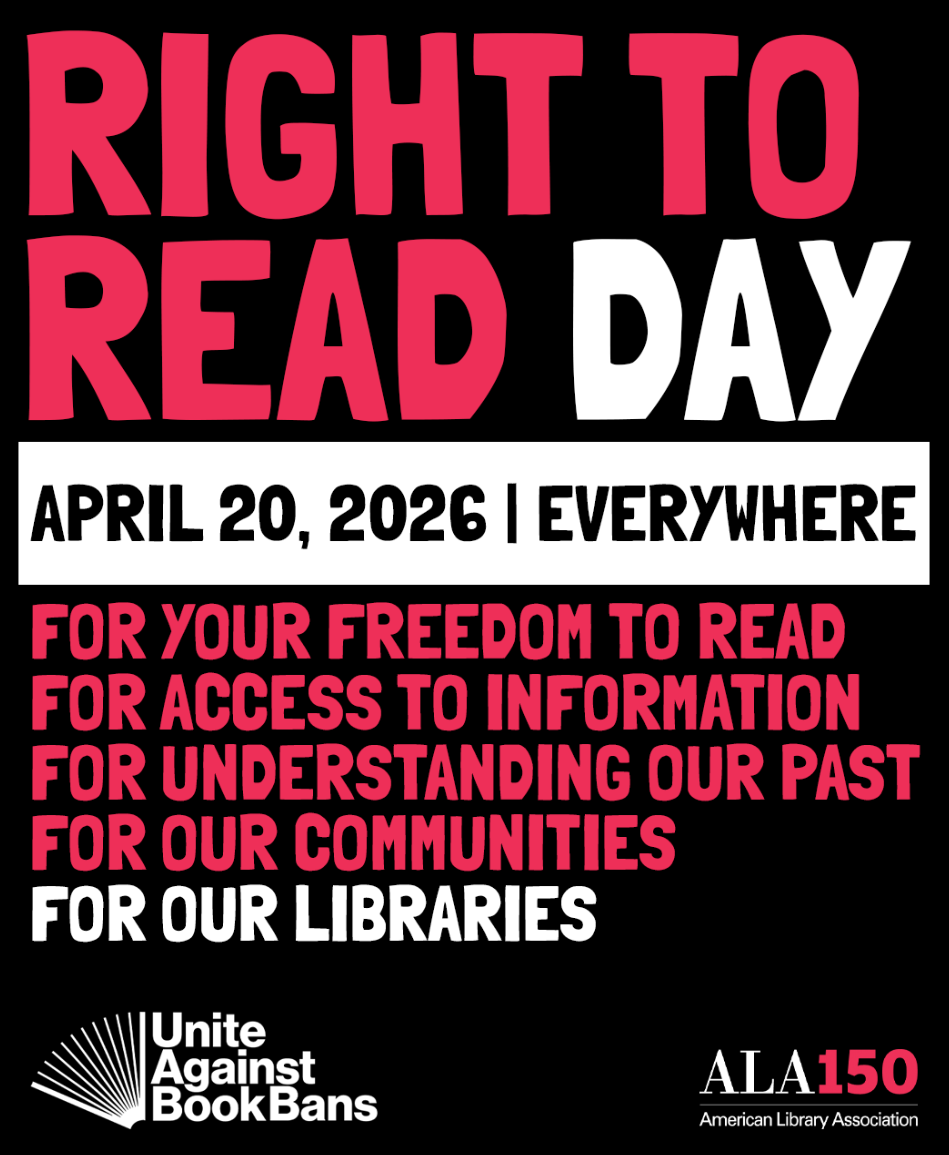 April 20 is Right to Read Day which is a good day to take action against book bans.