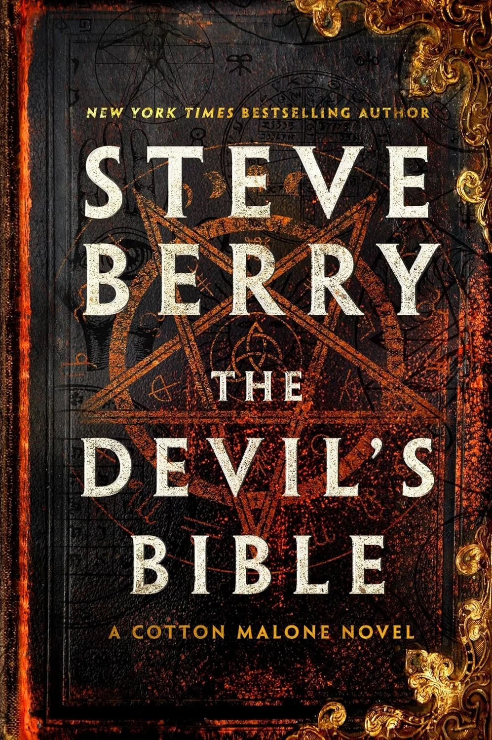 Book cover titled 'The Devil's Bible' by Steve Berry