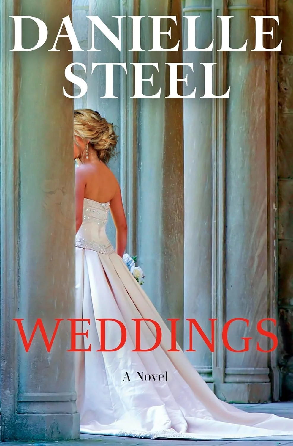 Book cover for 'Weddings' by Danielle Steel.