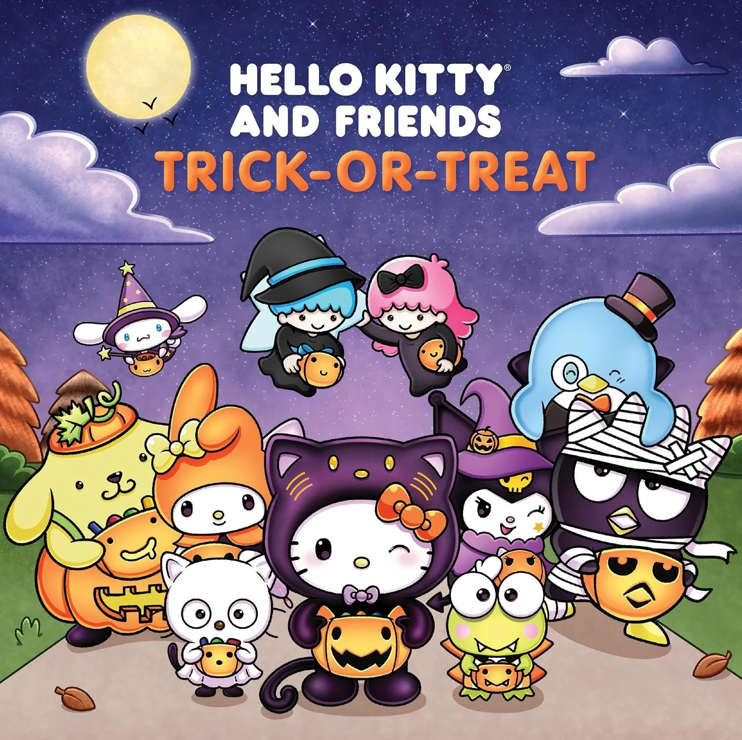 Book cover of "Hello Kitty and Friends: Trick-or-Treat".