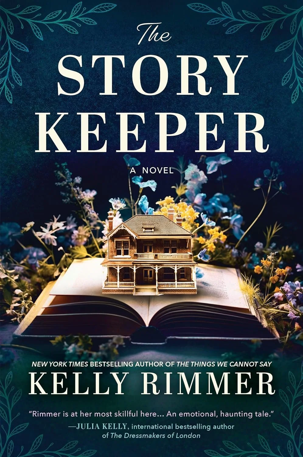 Book cover titled "The Story Keeper" by Kelly Rimmer. 