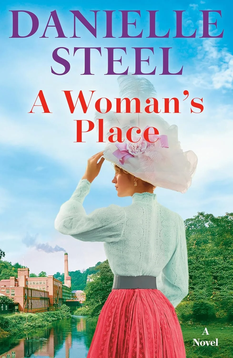 Book cover for 'A Woman's Place' by Danielle Steel.