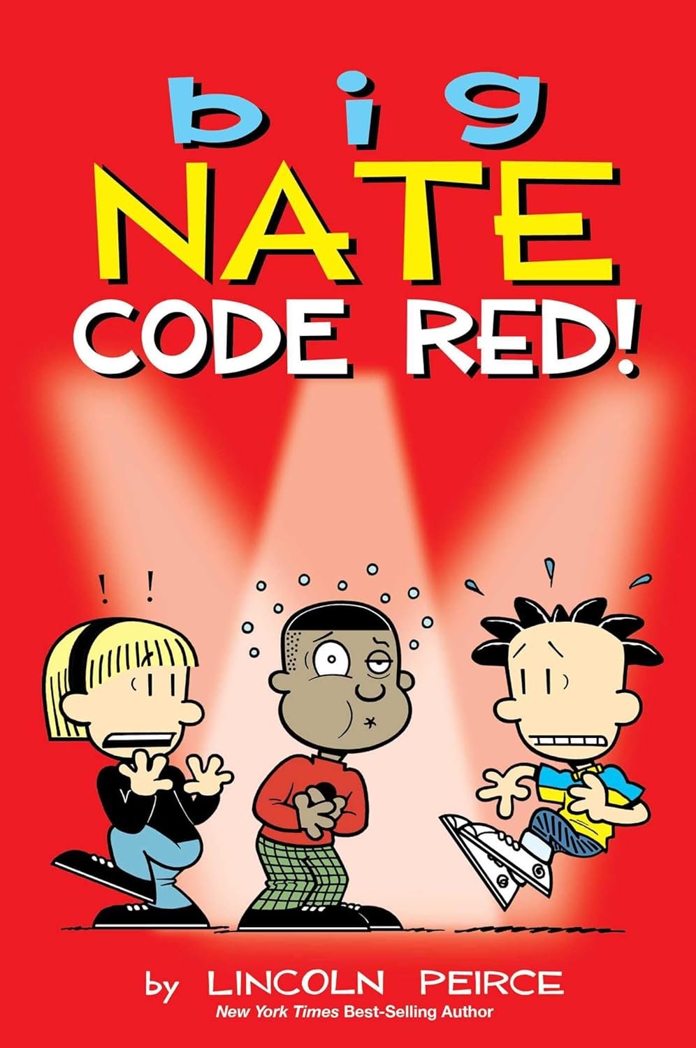 The cover of the book 'Big Nate: Code Red!' by Lincoln Peirce.