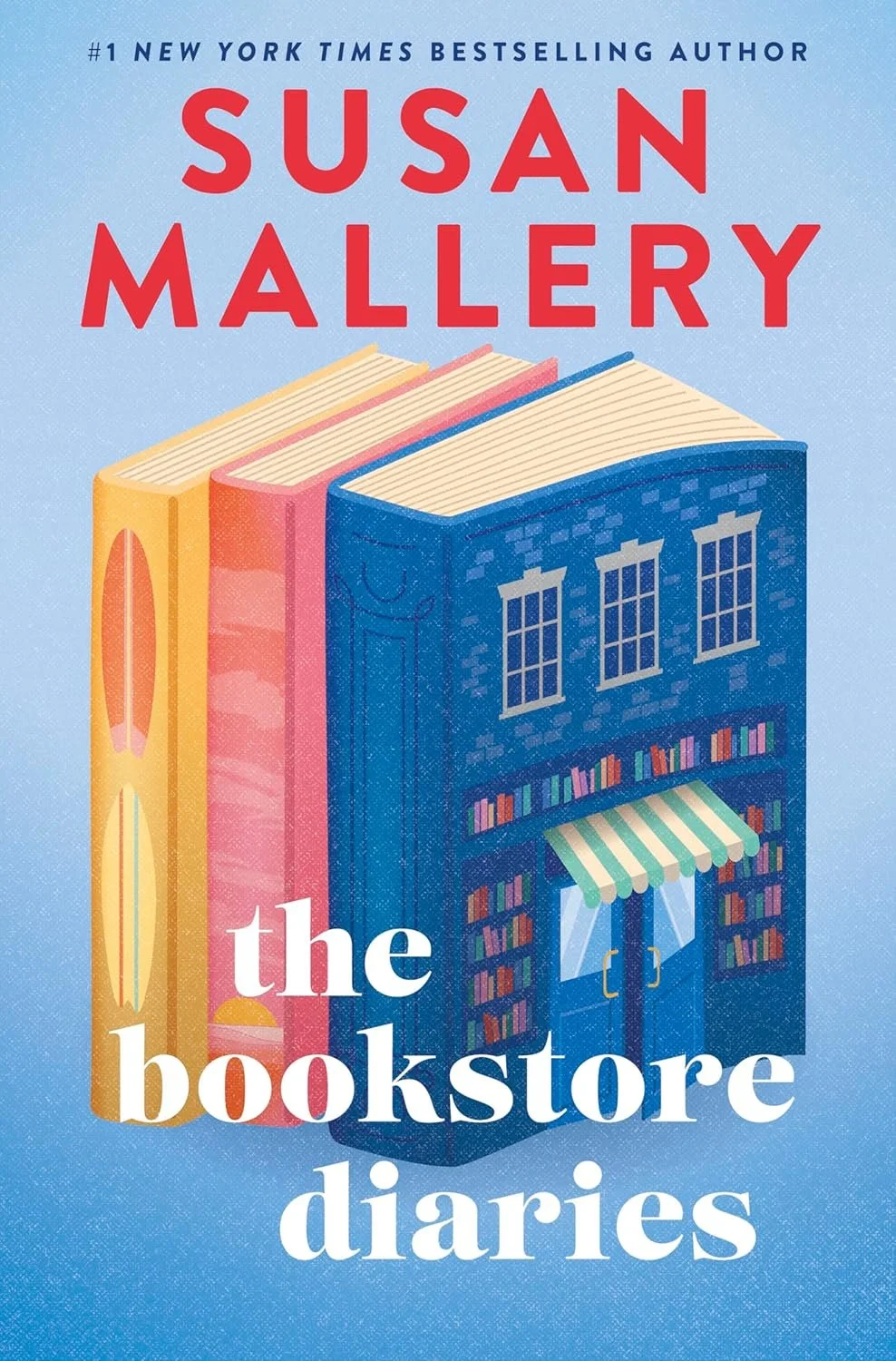 Book cover for 'The Bookstore Diaries' by Susan Mallery.