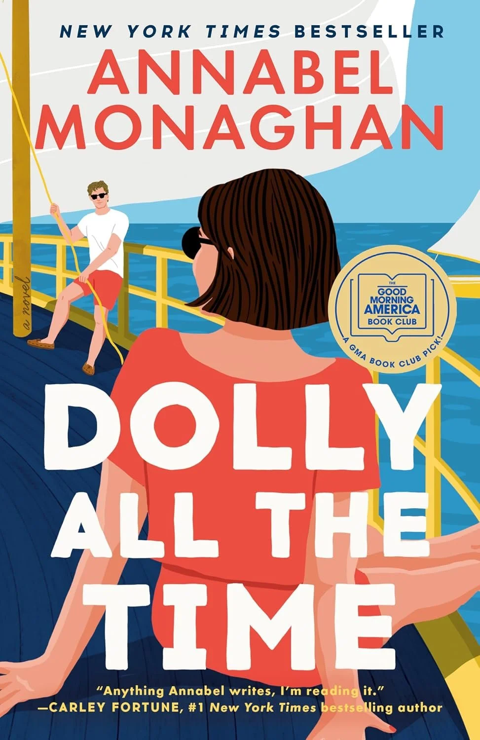 Book cover of 'Dolly All the Time' by Annabel Monaghan.