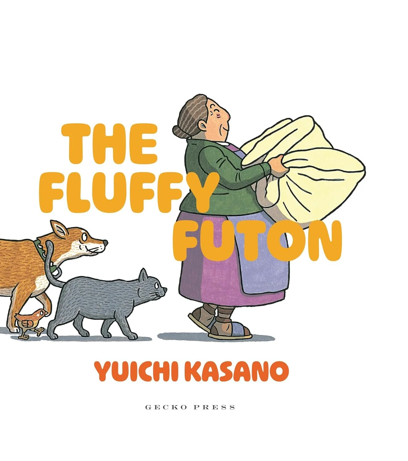 Book cover of 'The Fluffy Futon' by Yuichi Kasano.