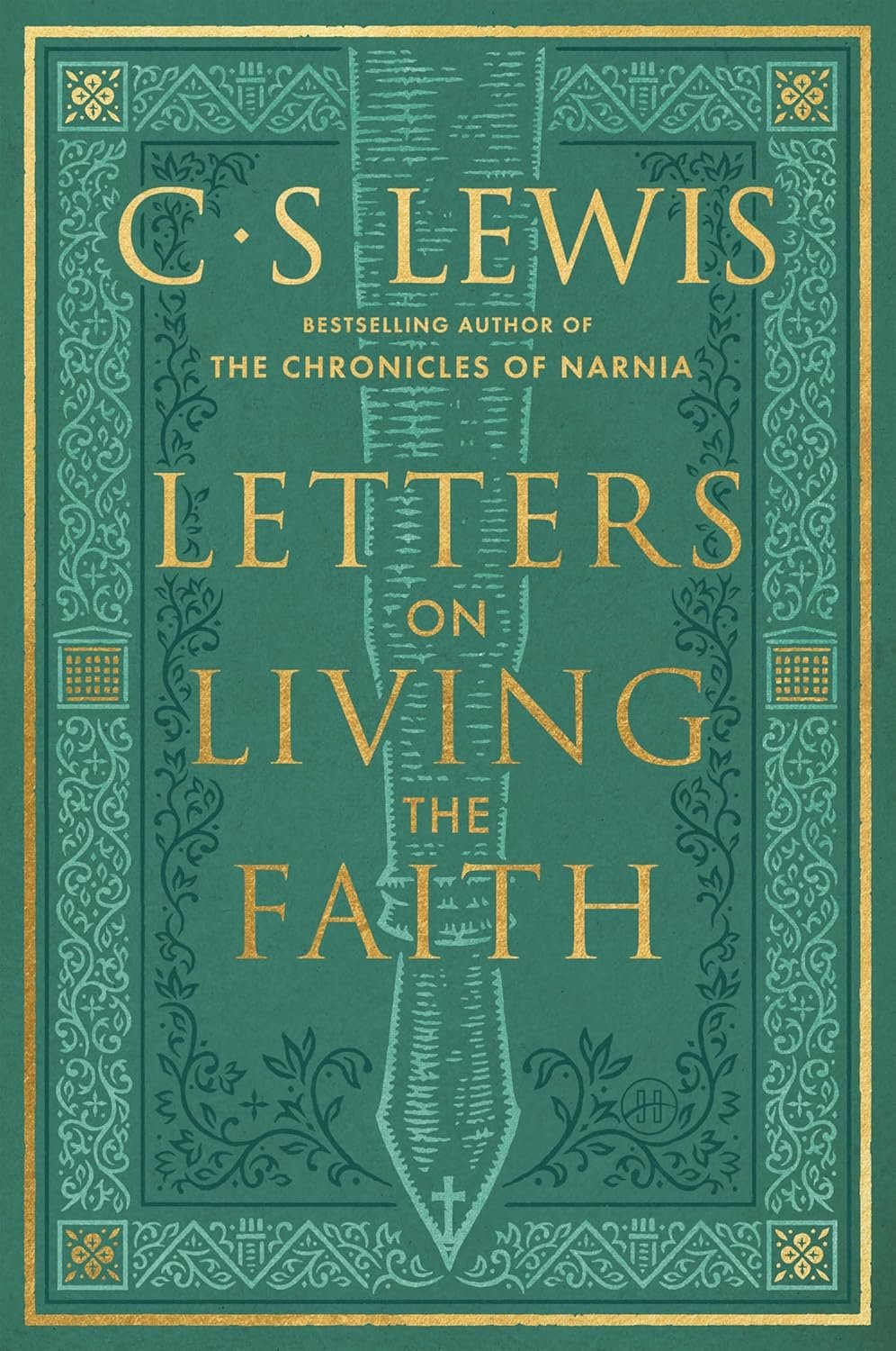 Book cover titled 'Letters on Living the Faith' by C. S. Lewis.