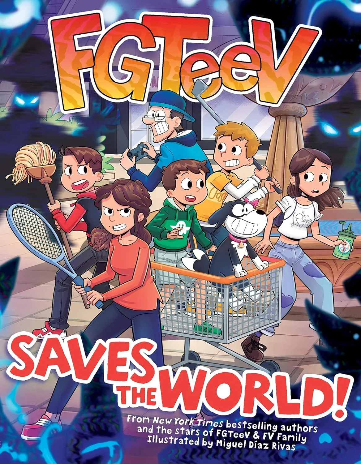Book cover of 'FgTeev Saves the World' 