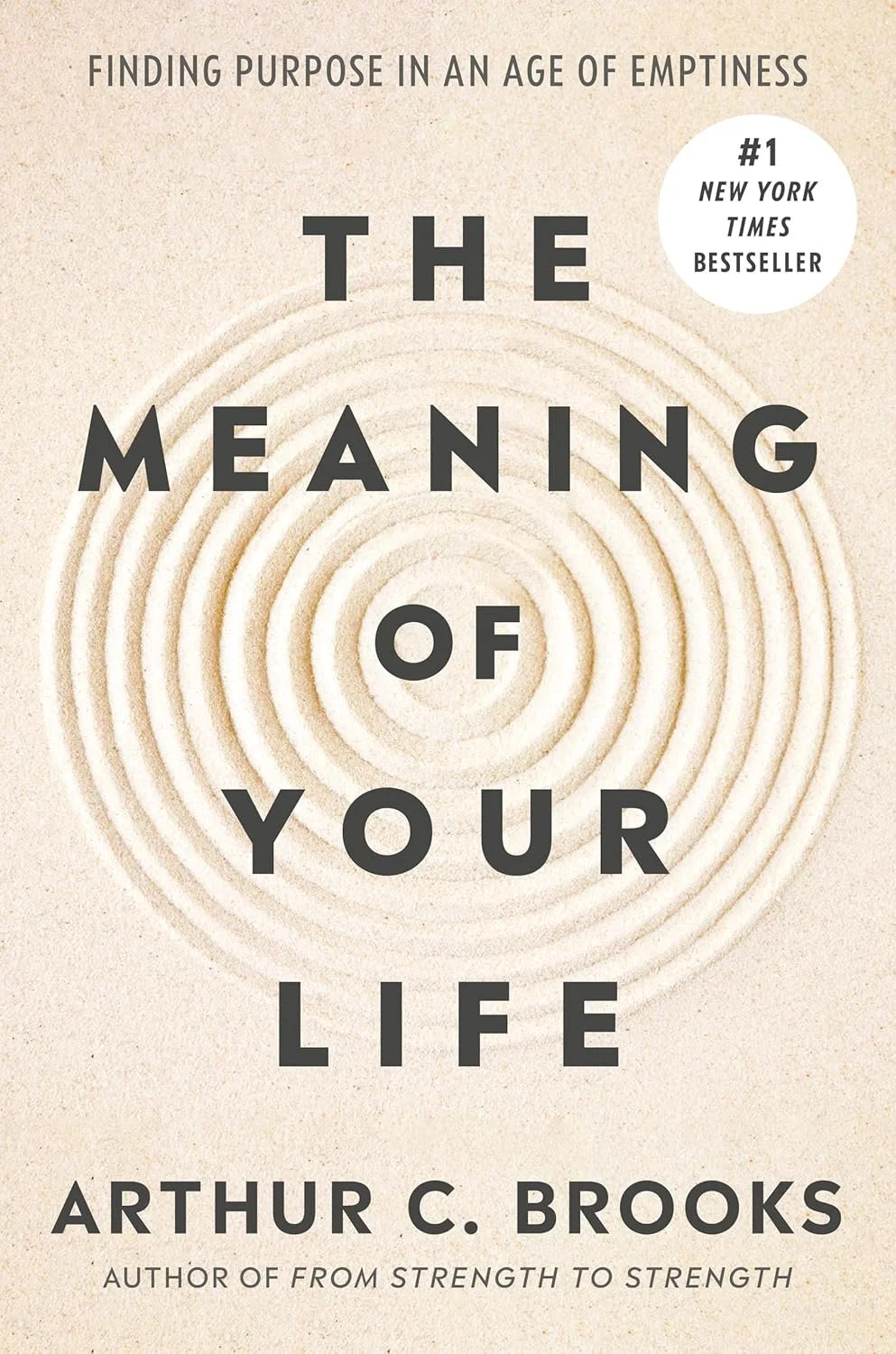 Book cover of "The Meaning of Your Life" by Arthur C. Brooks.