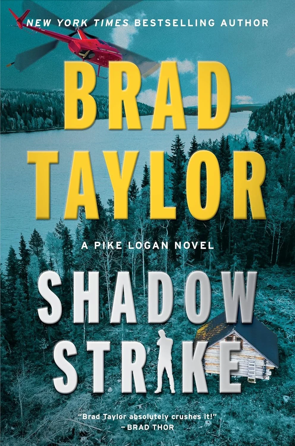 The book cover for "Shadow Strike" by Brad Taylor.