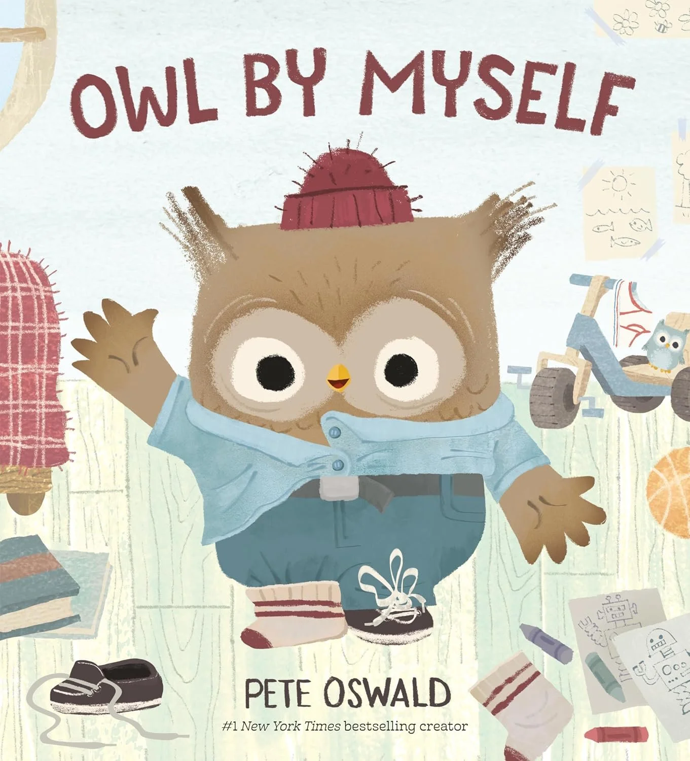 Cover of the book titled 'Owl by Myself' by Pete Oswald.